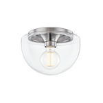 Grace Round Flush Mount LIGHTING - flush mount Hudson Valley Lighting 10" x 7" Polished Nickel