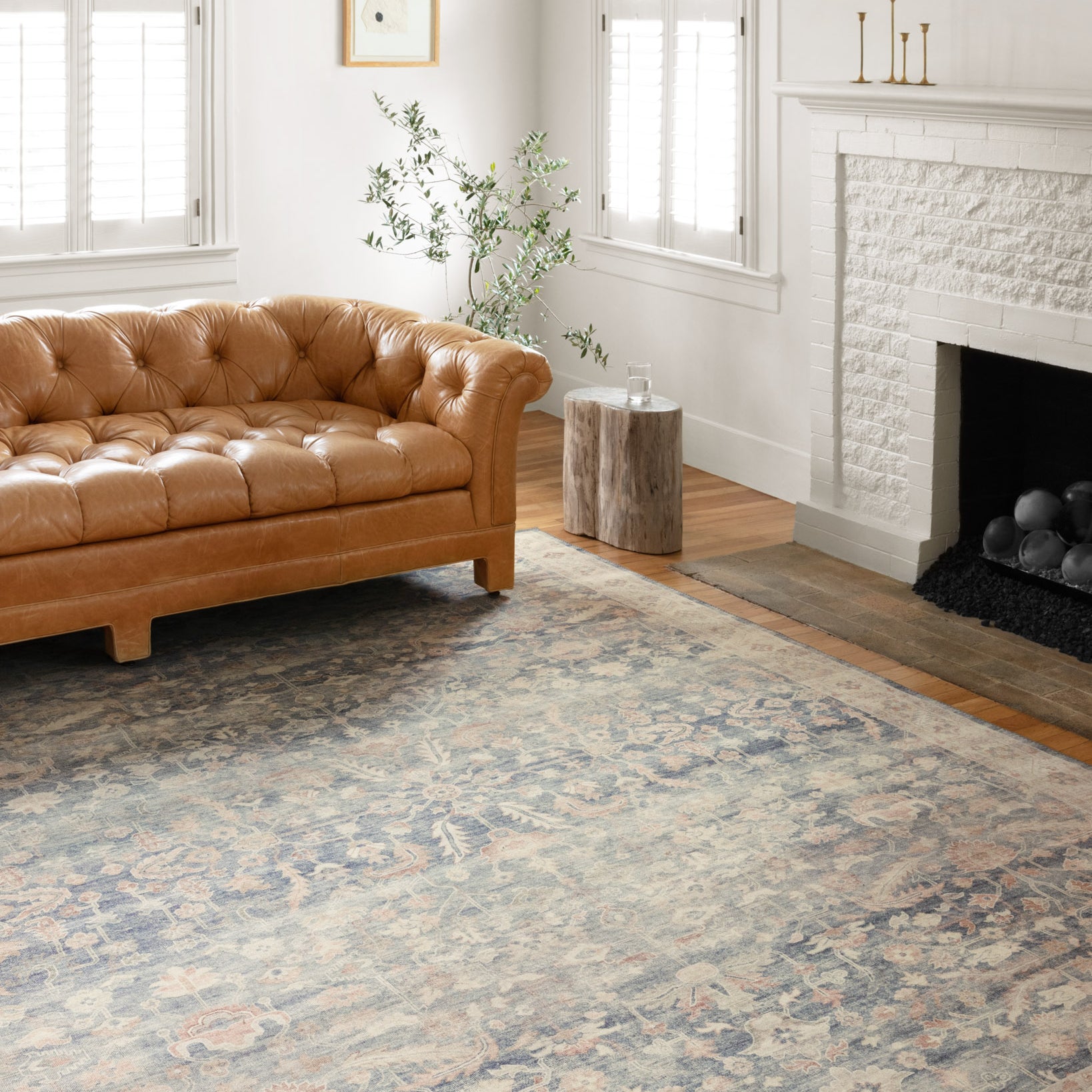 Loloi Hathaway Denim / Multi Rug - Rug & Weave