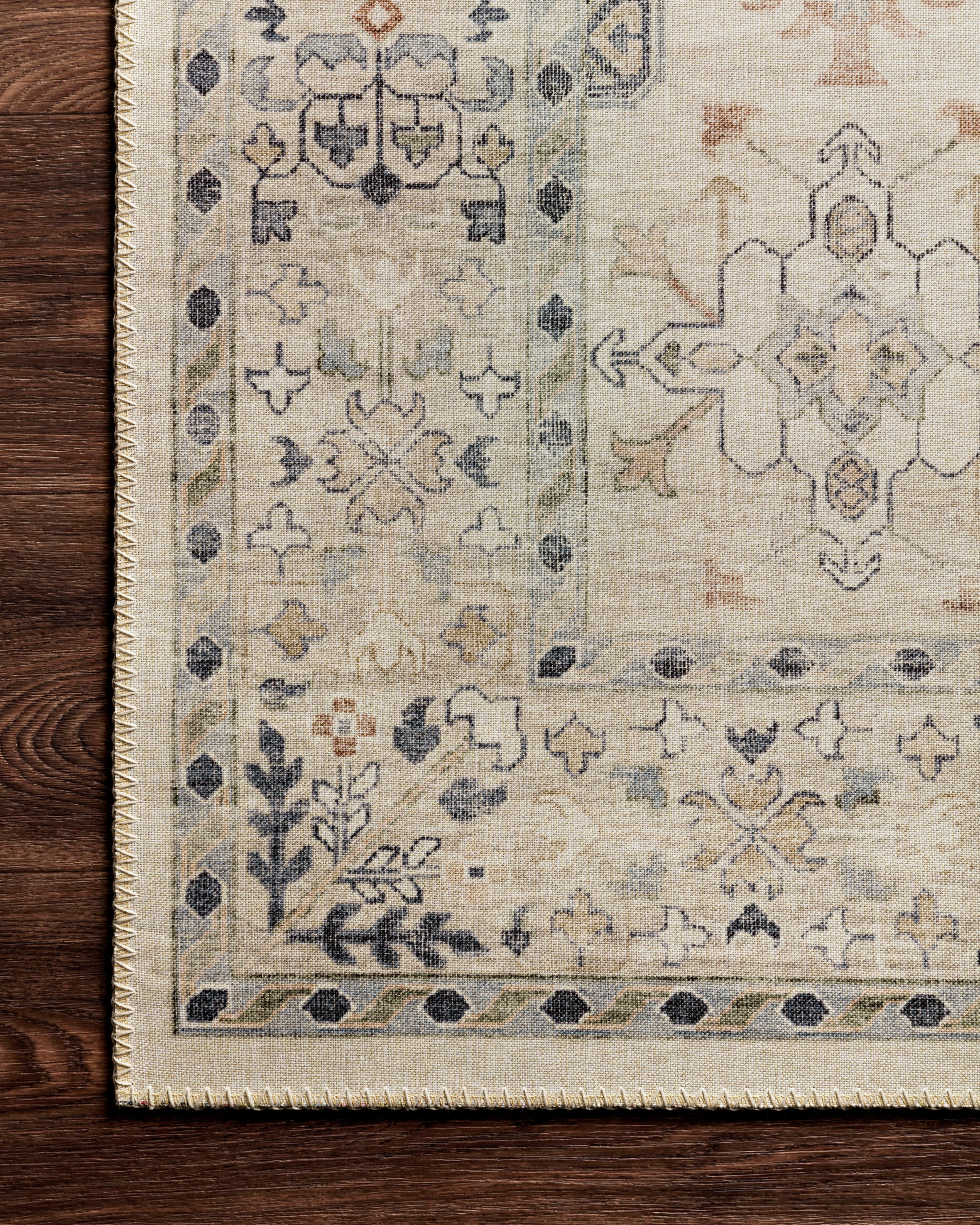 Loloi Hathaway Beige / Multi Rug 1-RUGS - patterned Loloi