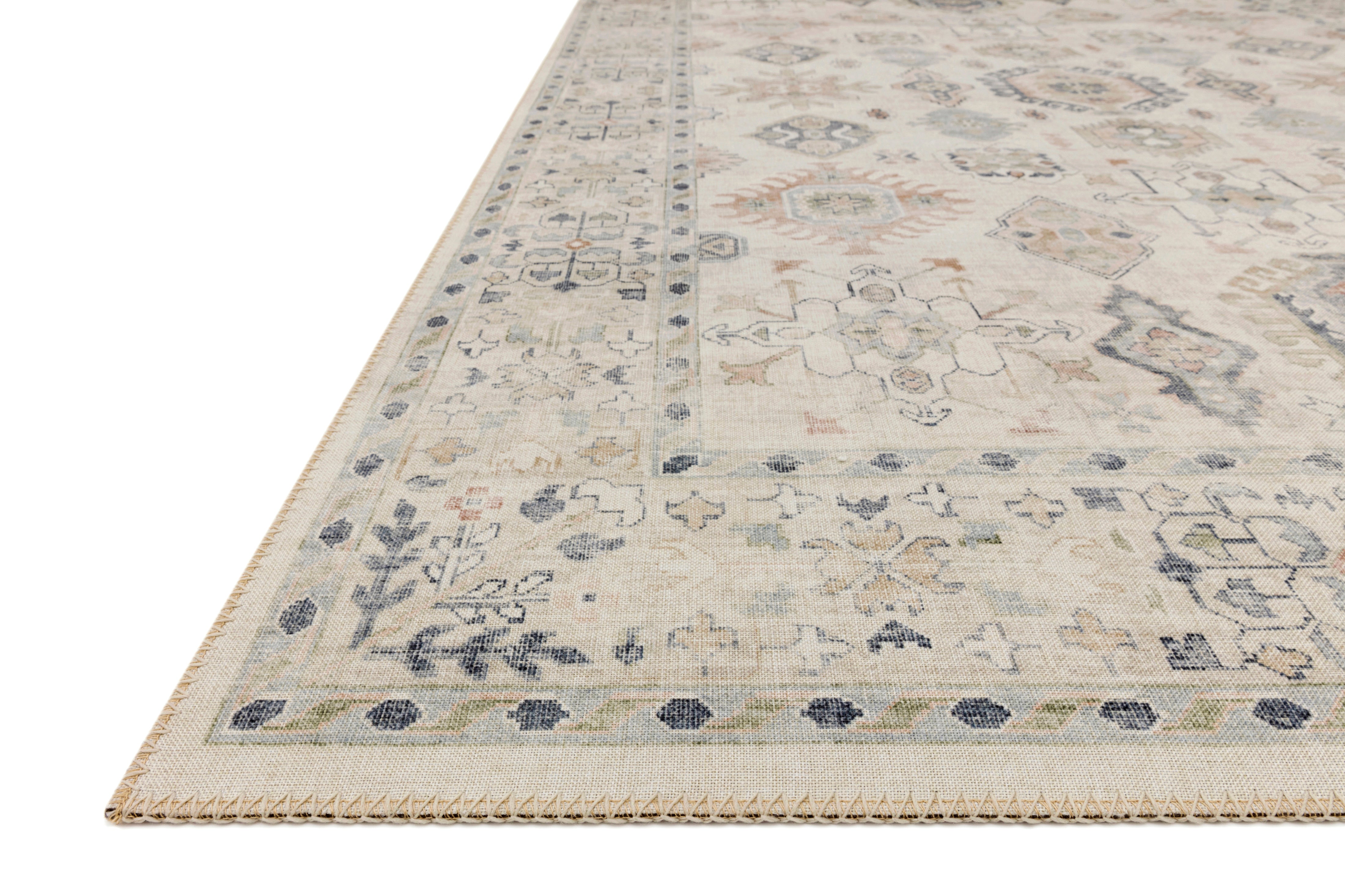 Loloi Hathaway Beige / Multi Rug 1-RUGS - patterned Loloi