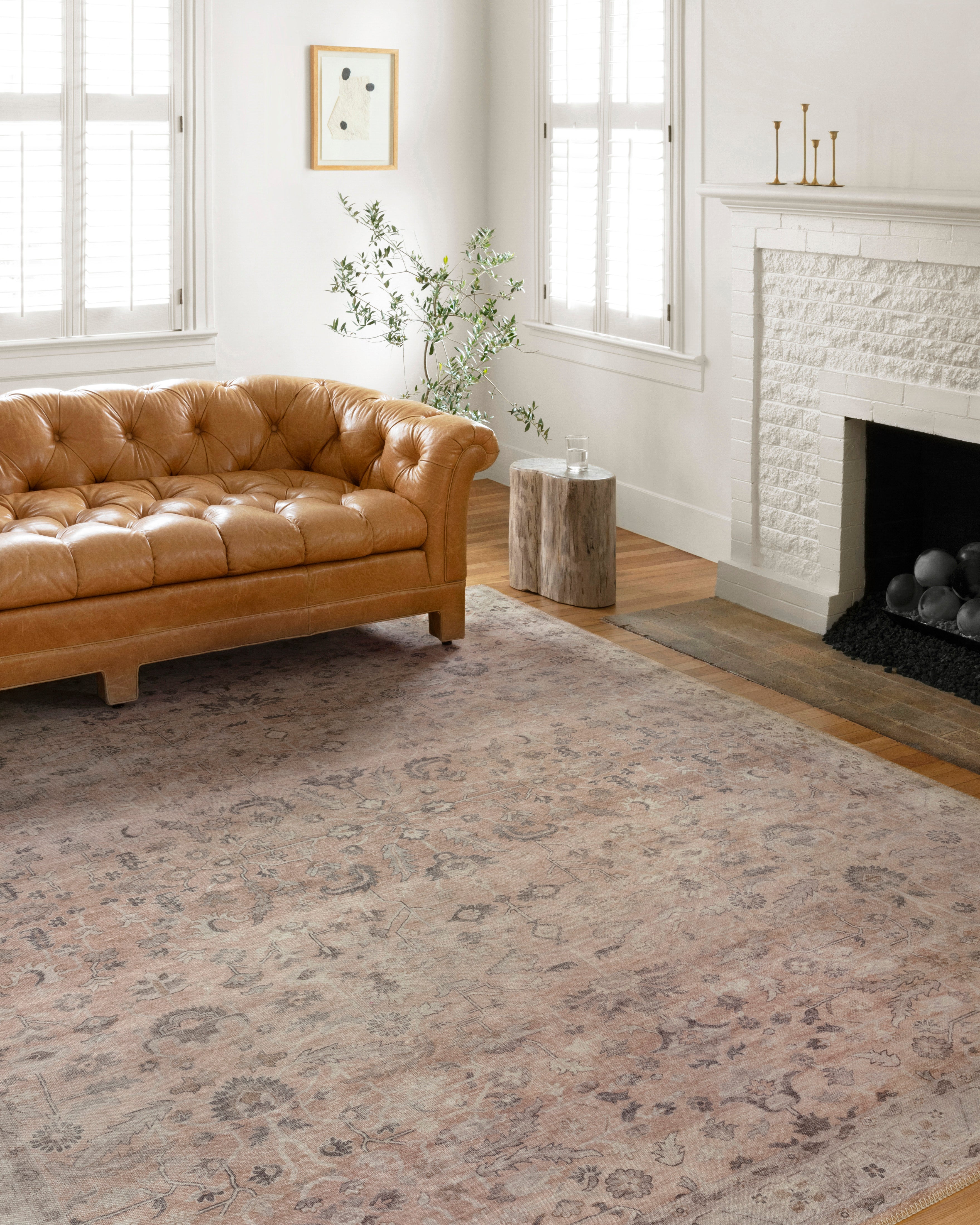Loloi Hathaway Blush / Multi Rug 1-RUGS - patterned Loloi