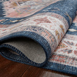 Loloi Heidi Denim / Blush Rug 1-RUGS-patterned Loloi