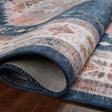 Loloi Heidi Denim / Blush Rug 1-RUGS-patterned Loloi