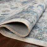 Loloi Heidi Ivory / Ocean Rug 1-RUGS-patterned Loloi