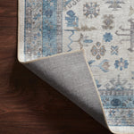 Loloi Heidi Ivory / Ocean Rug 1-RUGS-patterned Loloi