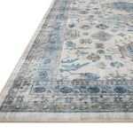 Loloi Heidi Ivory / Ocean Rug 1-RUGS-patterned Loloi