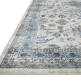 Loloi Heidi Ivory / Ocean Rug 1-RUGS-patterned Loloi