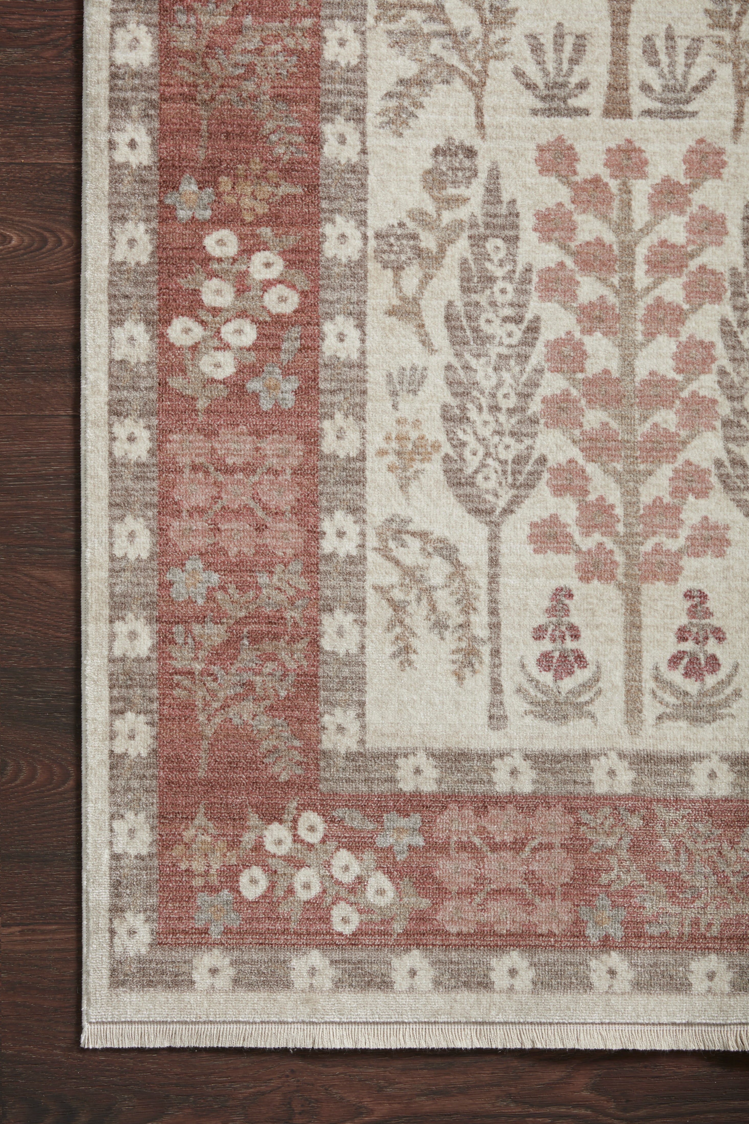 Rifle Paper Co. x Loloi Holland Rust Rug 1-RUGS-patterned Loloi