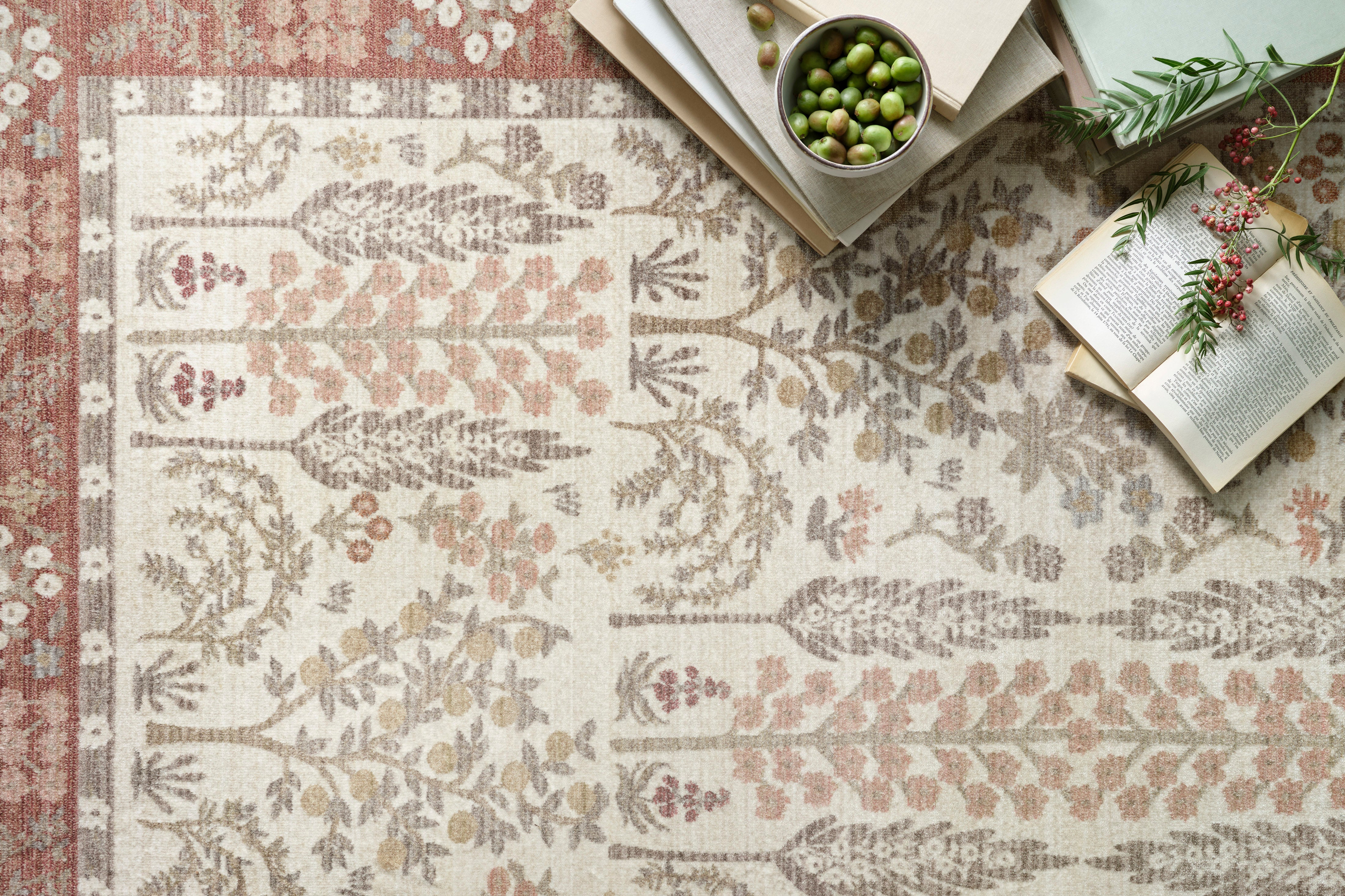 Rifle Paper Co. x Loloi Holland Rust Rug 1-RUGS-patterned Loloi