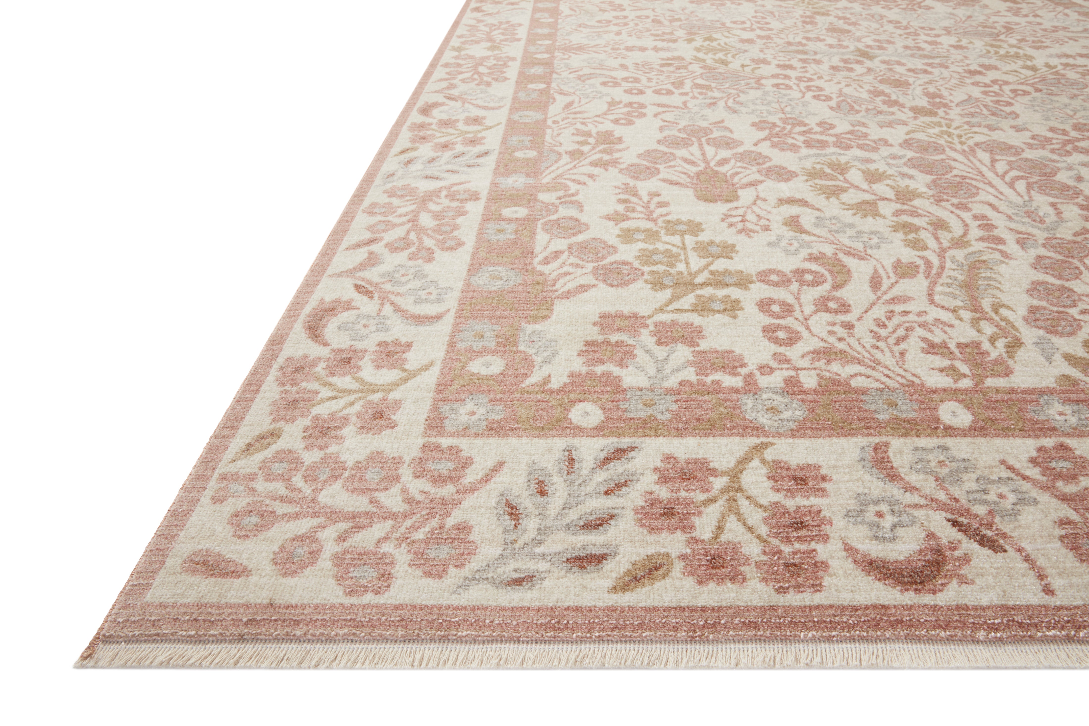 Rifle Paper Co. x Loloi Holland Blush Rug 1-RUGS-patterned Loloi