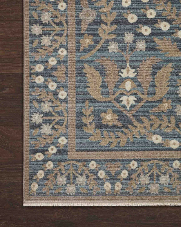 Rifle Paper Co. X Loloi/ Holland Anika Navy Rug 1-RUGS-patterned Loloi