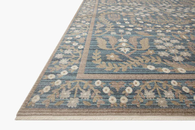 Rifle Paper Co. X Loloi/ Holland Anika Navy Rug 1-RUGS-patterned Loloi