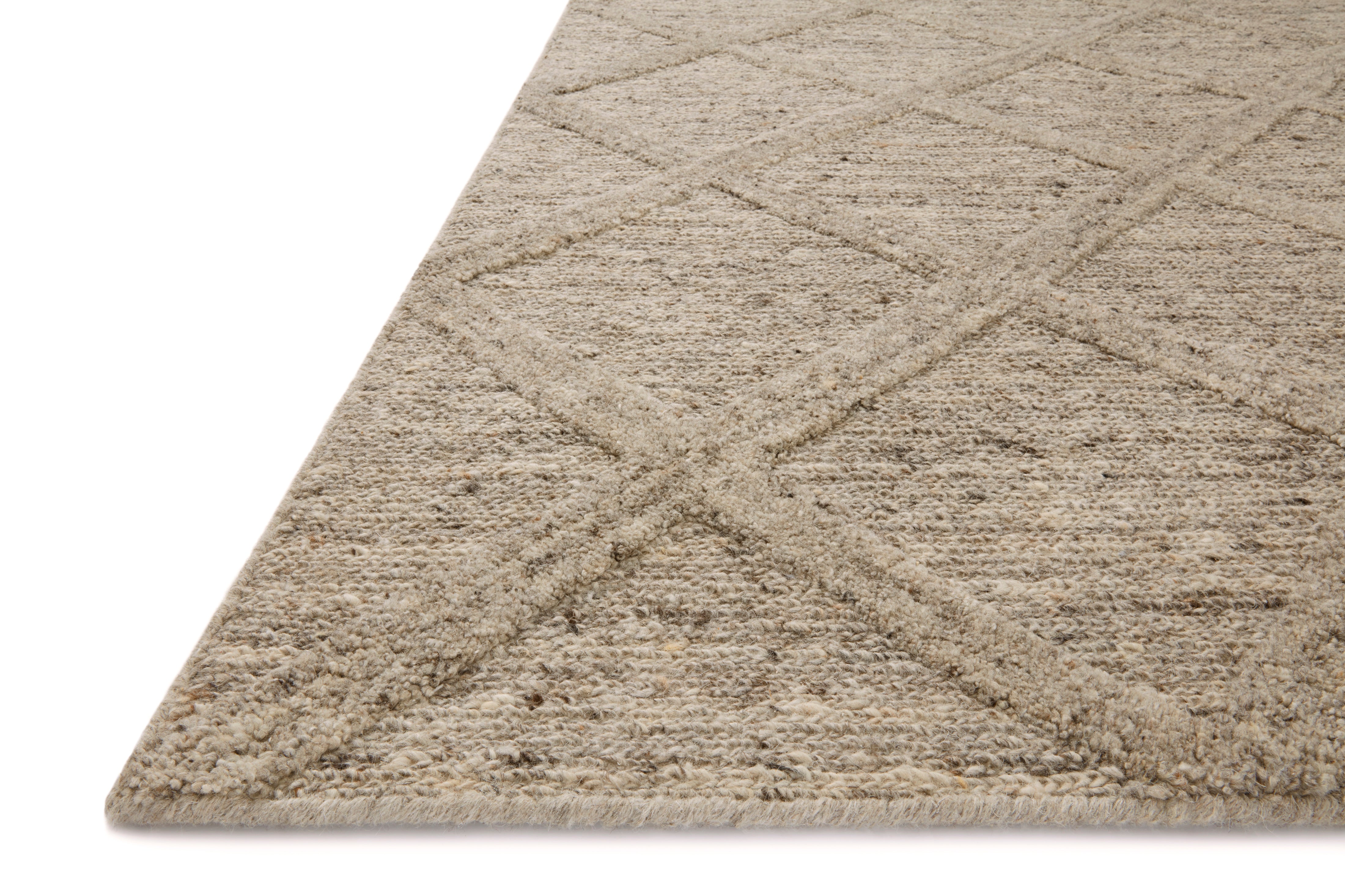 Loloi Hunter Dove Rug 1-RUGS - wool Loloi
