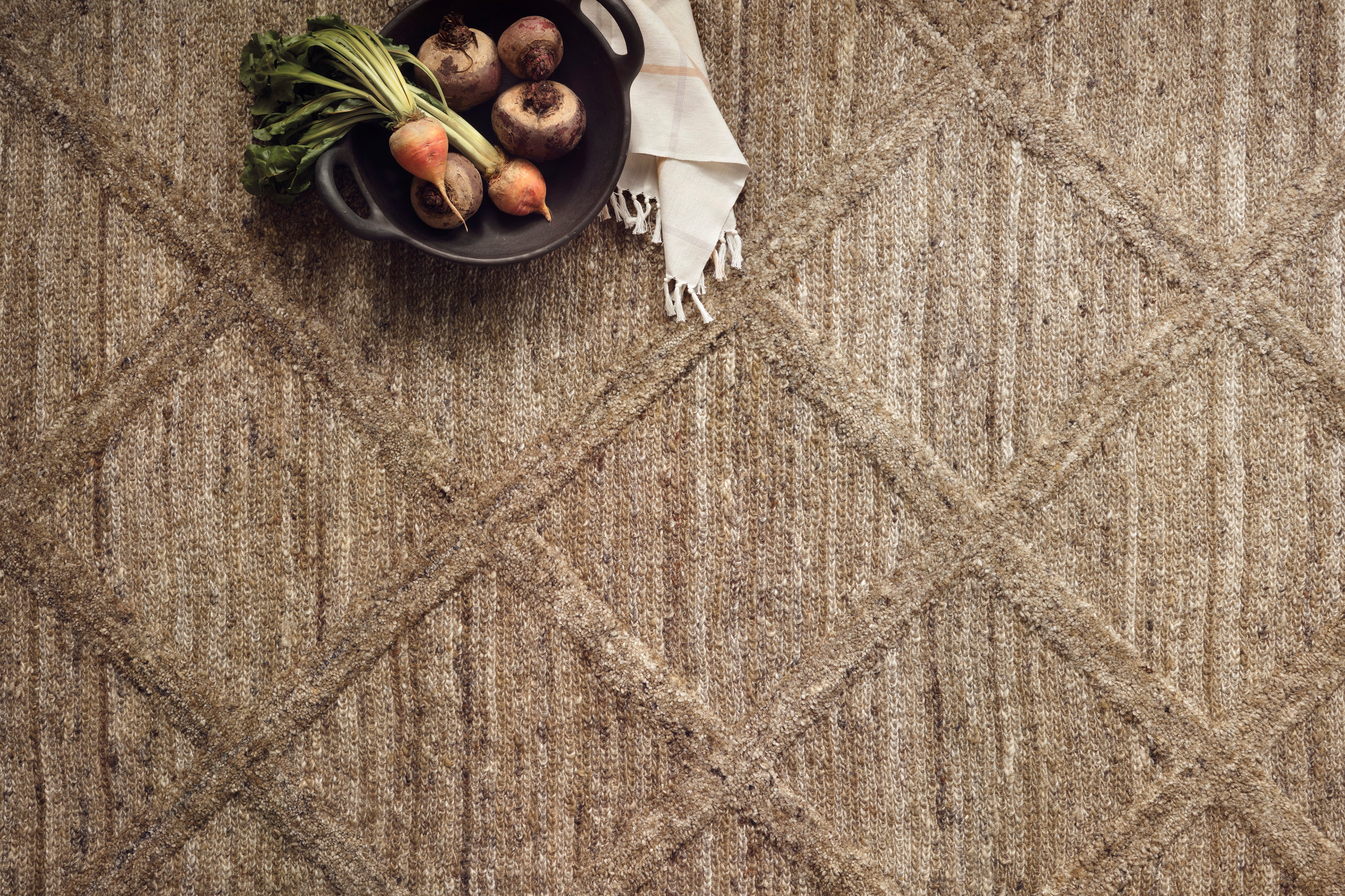 Loloi Hunter Khaki Rug 1-RUGS - wool Loloi