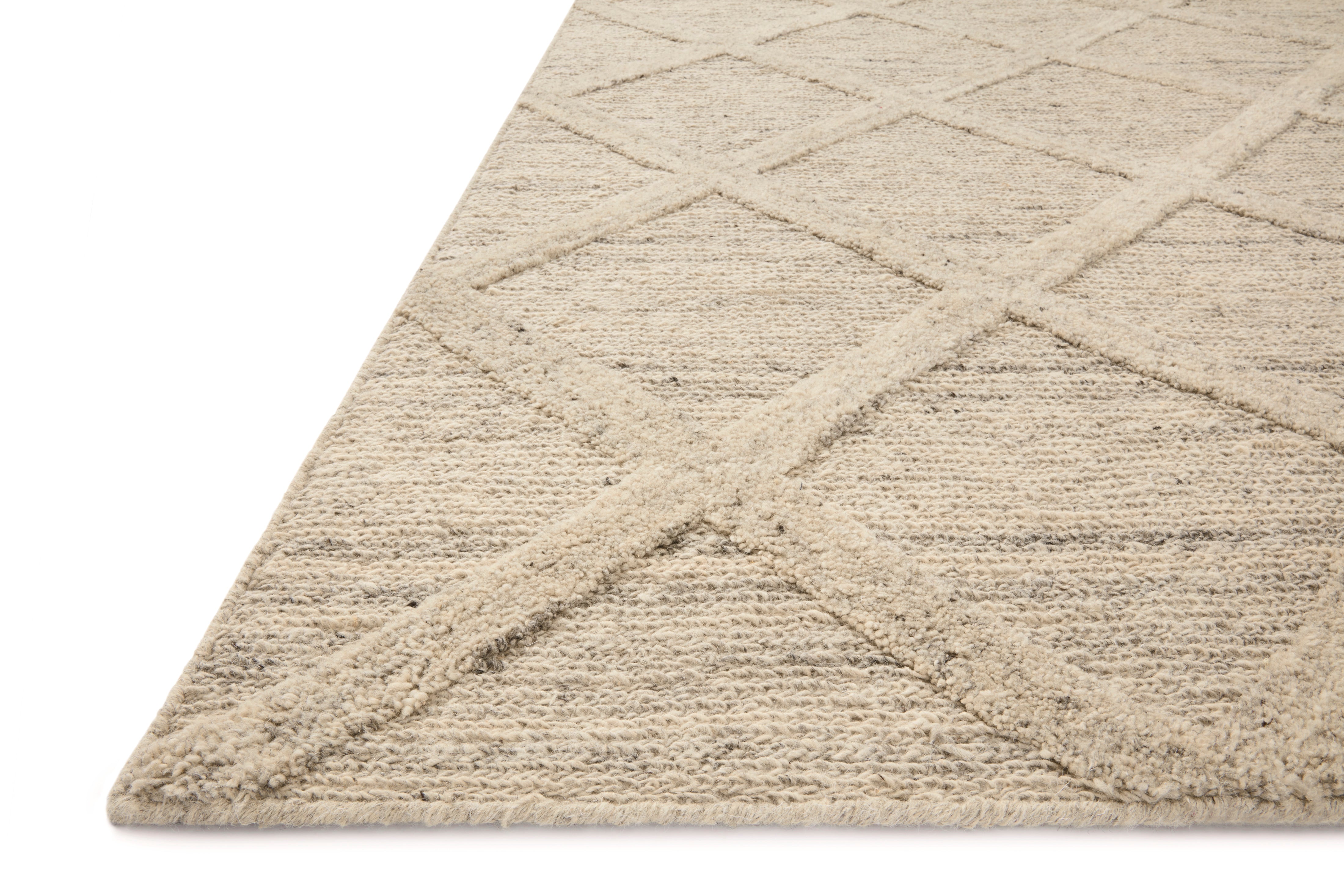 Loloi Hunter Oatmeal Rug 1-RUGS - wool Loloi