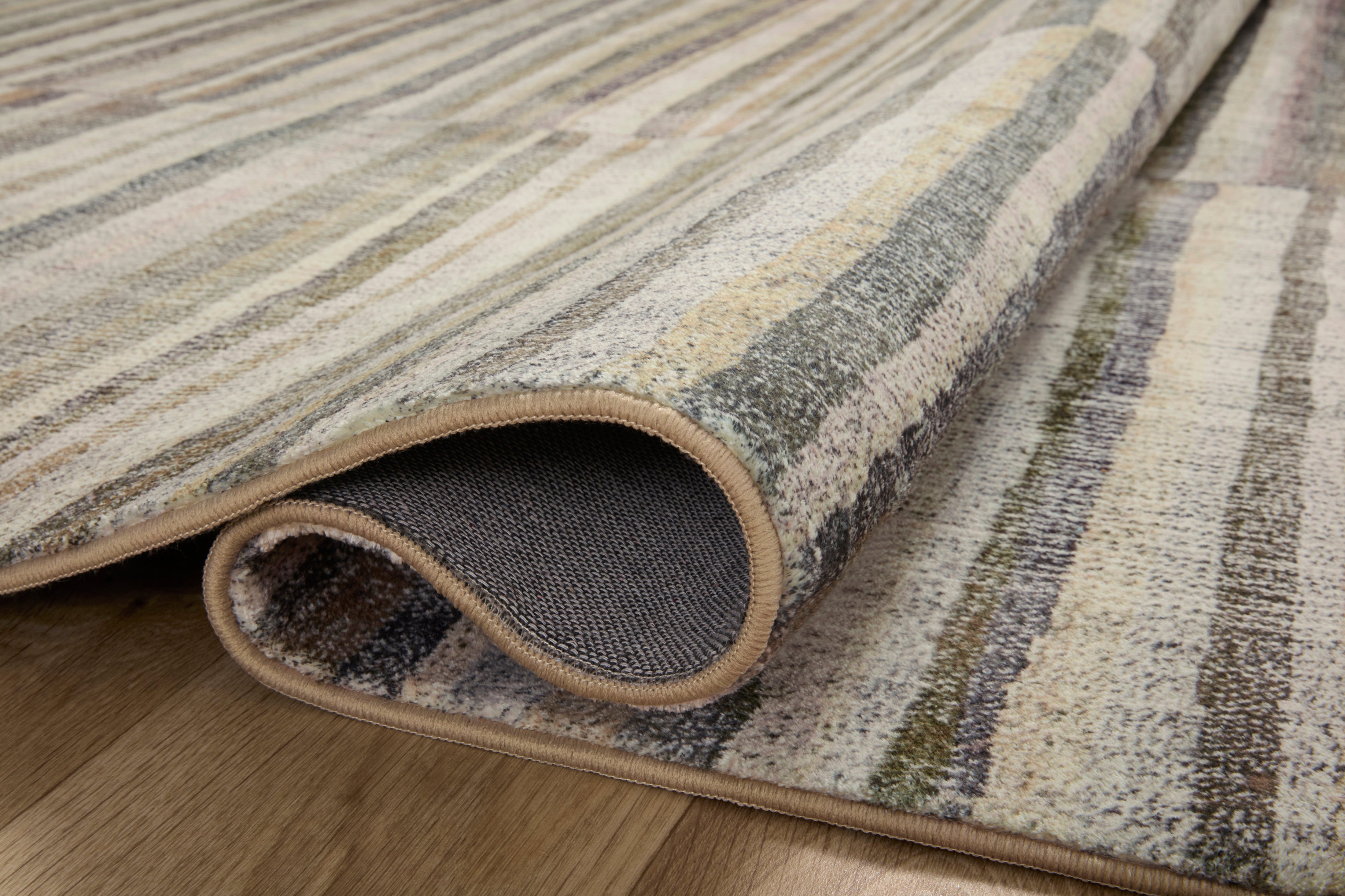 Chris Loves Julia x Loloi Humphrey Natural / Moss Rug 0-RUGS Loloi