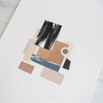 "Beneath the Surface" Original Collage by Holly Young - Rug & Weave