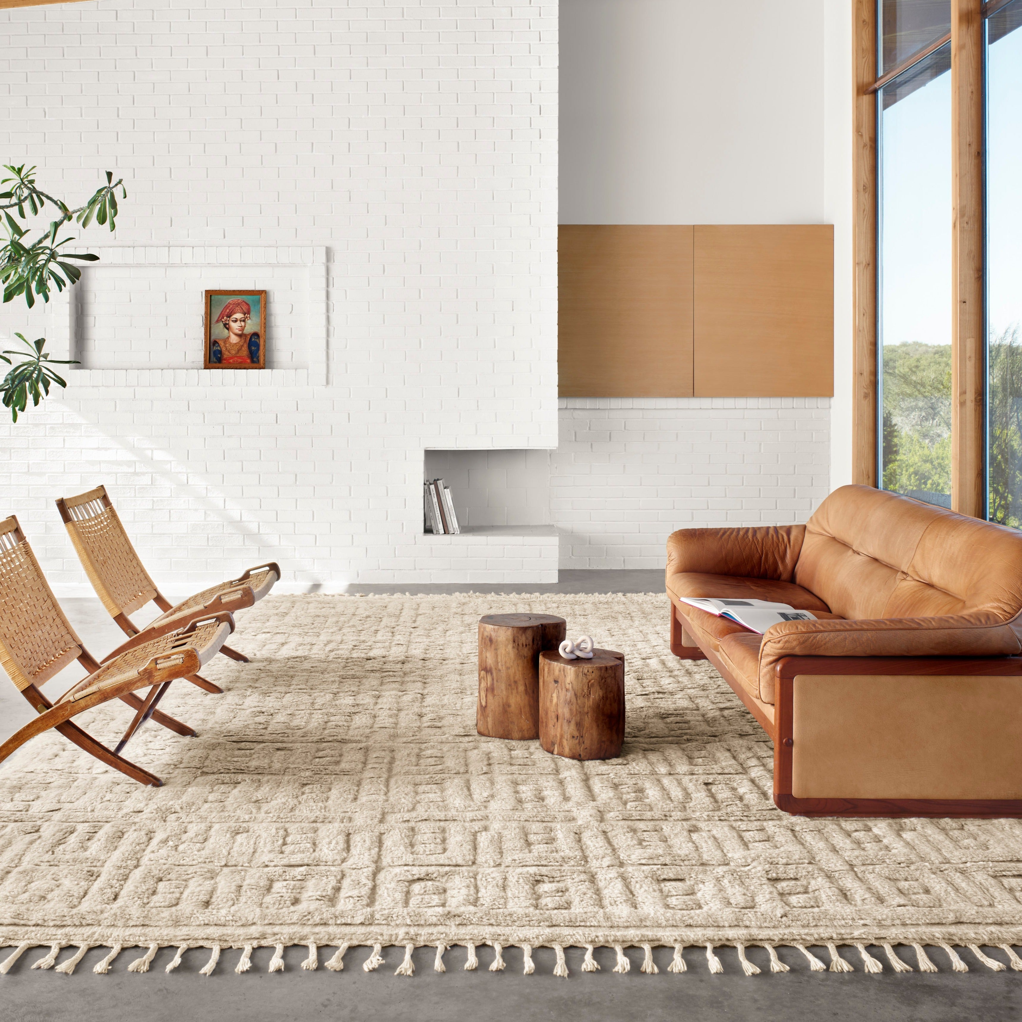 Loloi Hygge Oatmeal / Sand Rug 2-RUGS - wool Rug & Weave