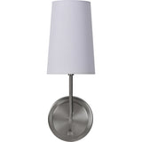 Hannah Satin Nickel Wall Sconce sconce Renwil