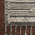 Loloi Iman Ivory / Charcoal Rug RUGS - patterned Loloi