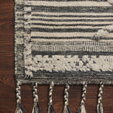 Loloi Iman Ivory / Charcoal Rug RUGS - patterned Loloi