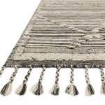 Loloi Iman Ivory / Charcoal Rug RUGS - patterned Loloi