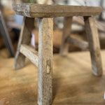 Extra Small Elm Wood Stool - Rug & Weave