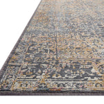 Loloi Indra Graphite / Sunset Rug 0-RUGS-patterned Loloi