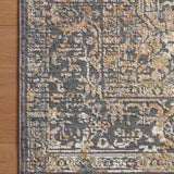 Loloi Indra Graphite / Sunset Rug 0-RUGS-patterned Loloi