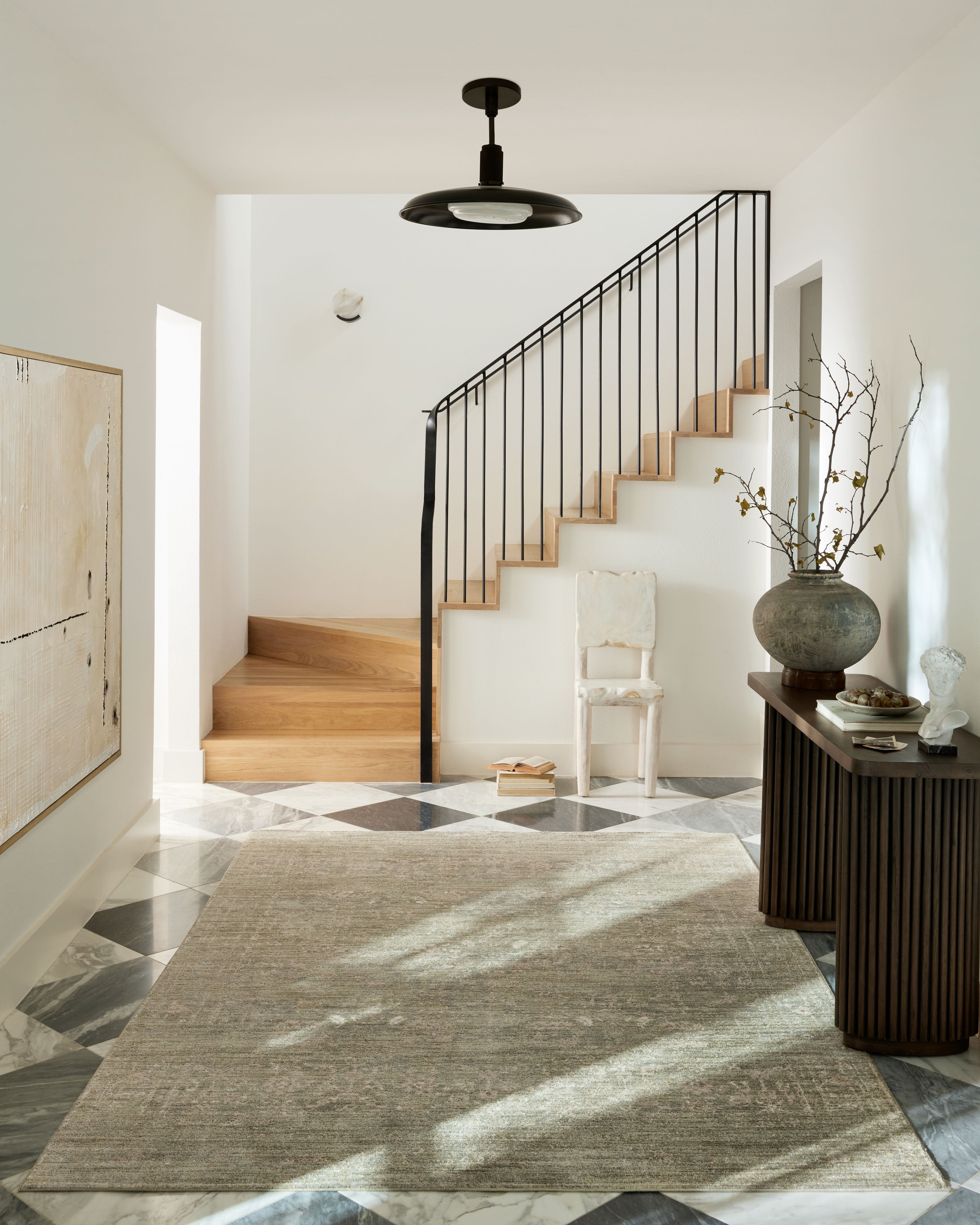 IN STORE - Loloi Indra Sage / Natural Rug IN STORE - Rugs Loloi