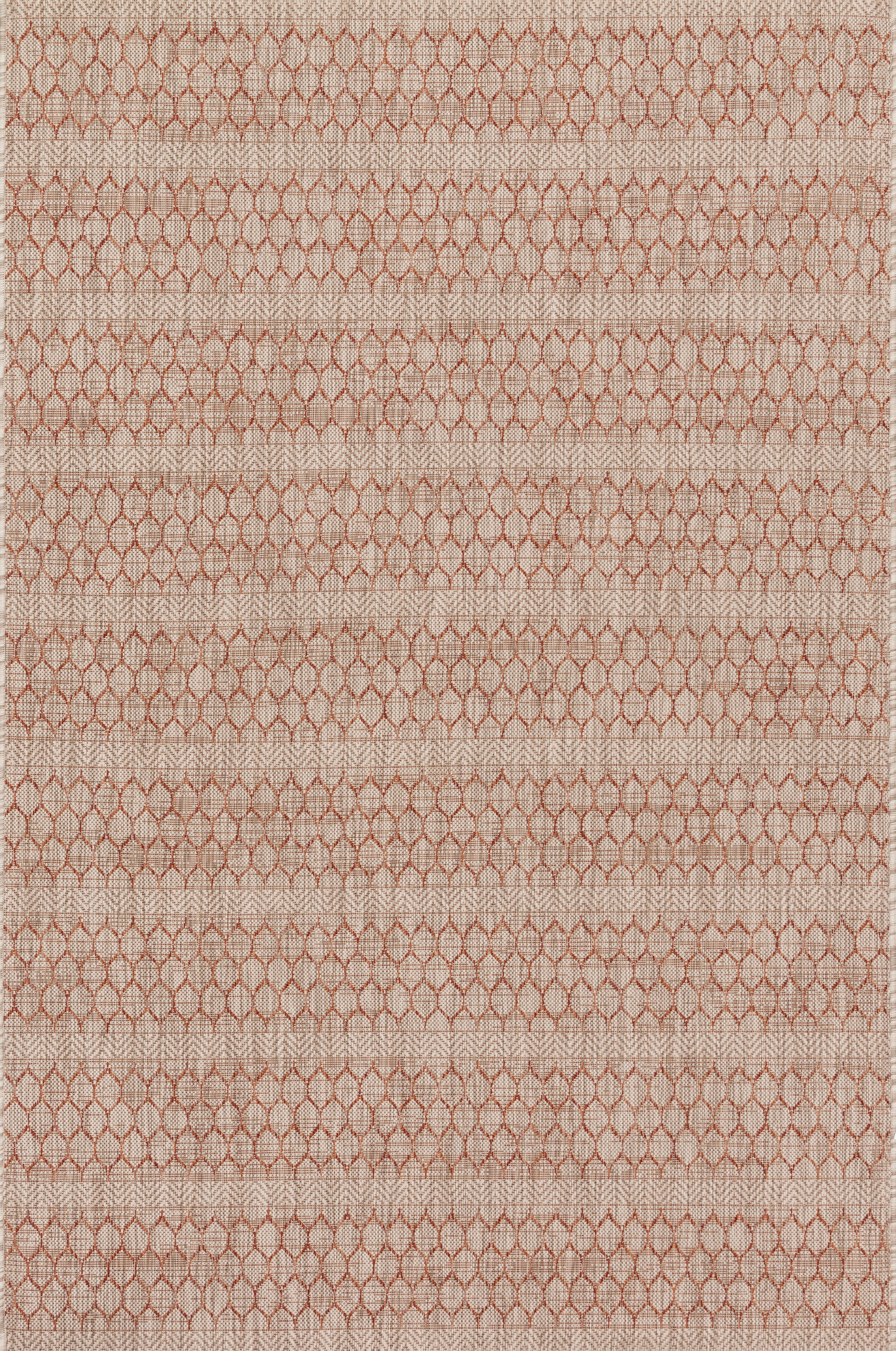 Loloi Isle Beige / Rust Rug 5-Rugs - indoor/outdoor Loloi