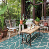 Loloi Isle Teal / Grey Rug 5-Rugs - indoor/outdoor Loloi