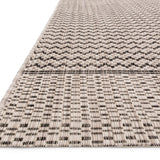 Loloi Isle Grey / Black IE-03 Rug 5-Rugs - indoor/outdoor Loloi