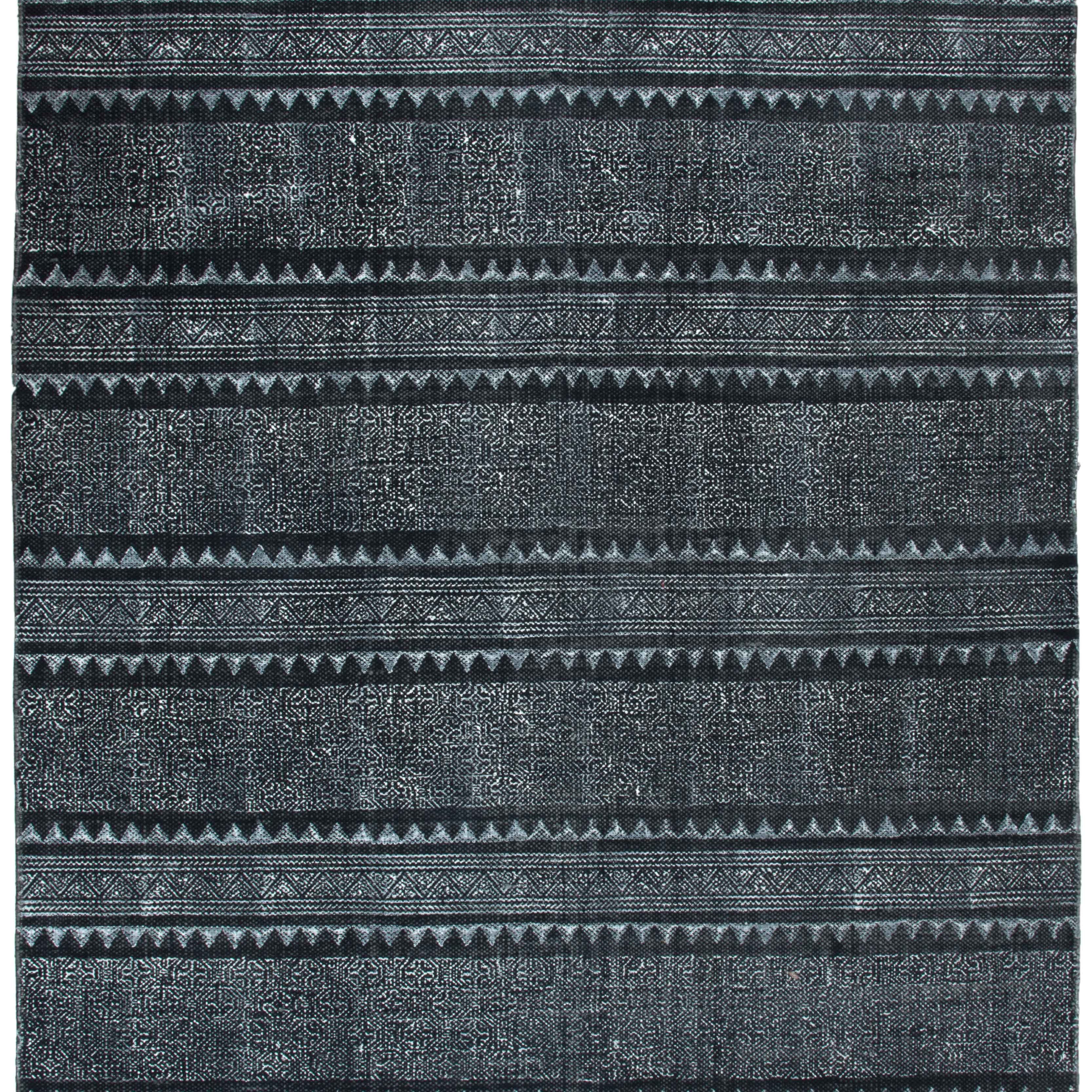 OVERSTOCK RUG - Indigo Block Print Rug - 9' x 12' IN STORE - Sale Rugs Four Hands