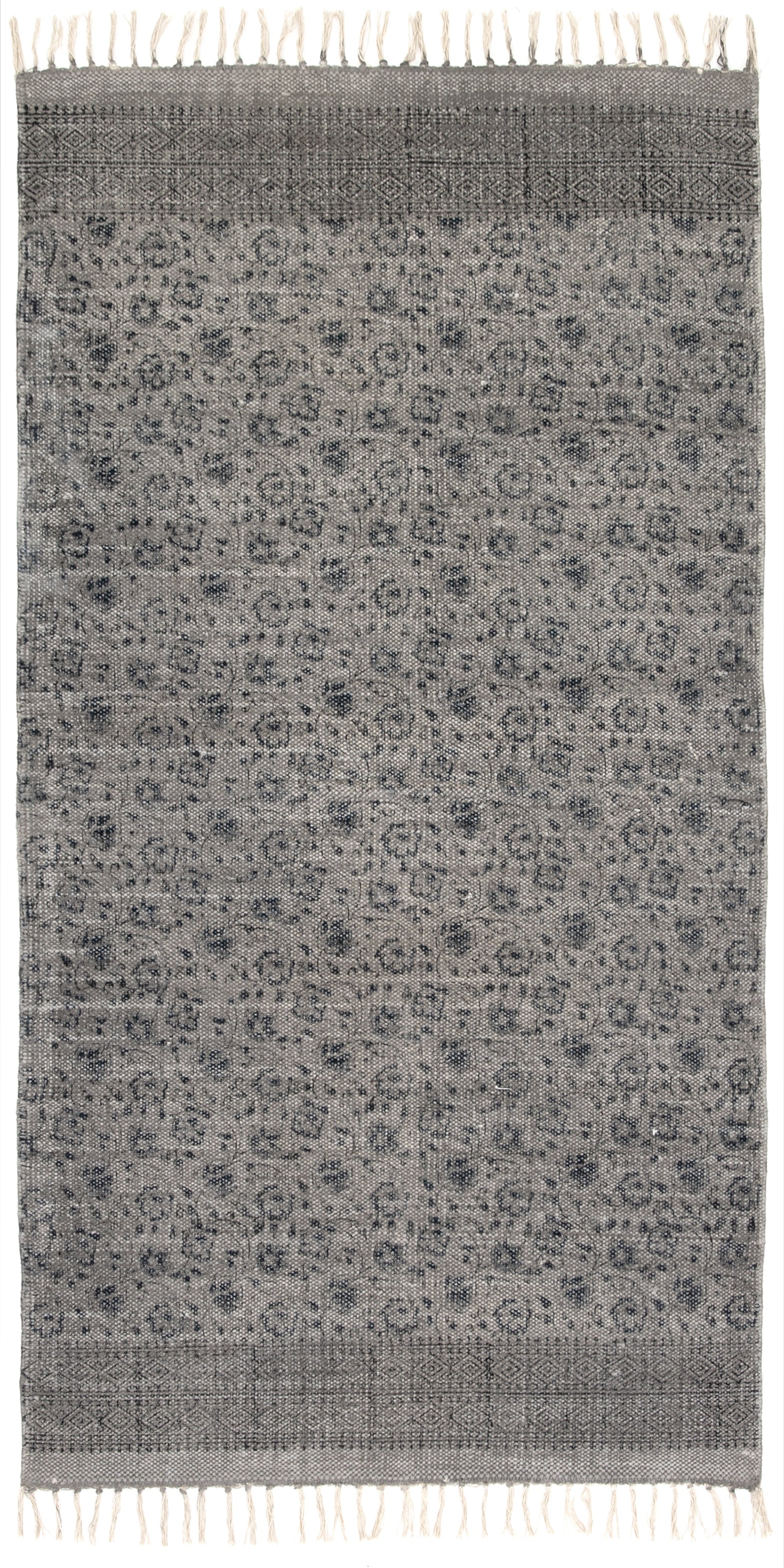 Flora Faded Print Rug - Rug & Weave