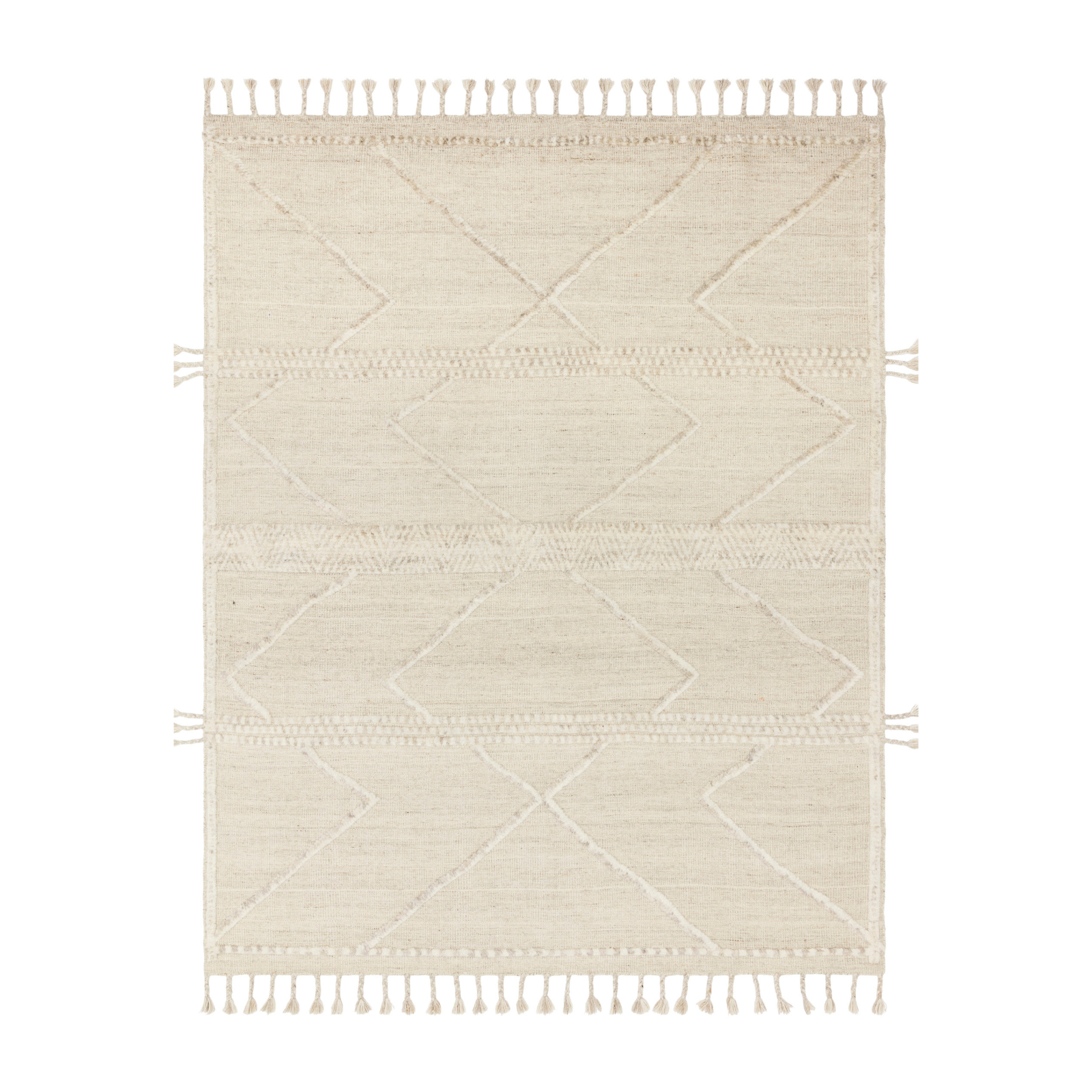 Loloi Iman Beige / Ivory Rug RUGS - patterned Loloi 18" x 18" sample