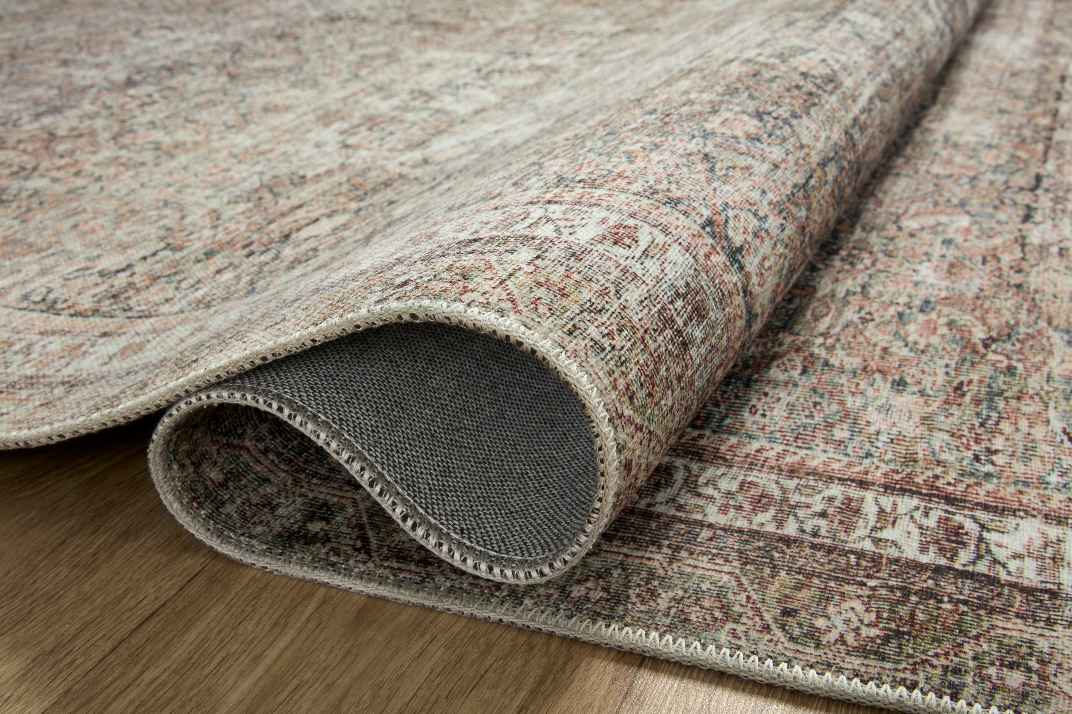 Chris Loves Julia x Loloi Jules Ink / Terracotta - Rug & Weave