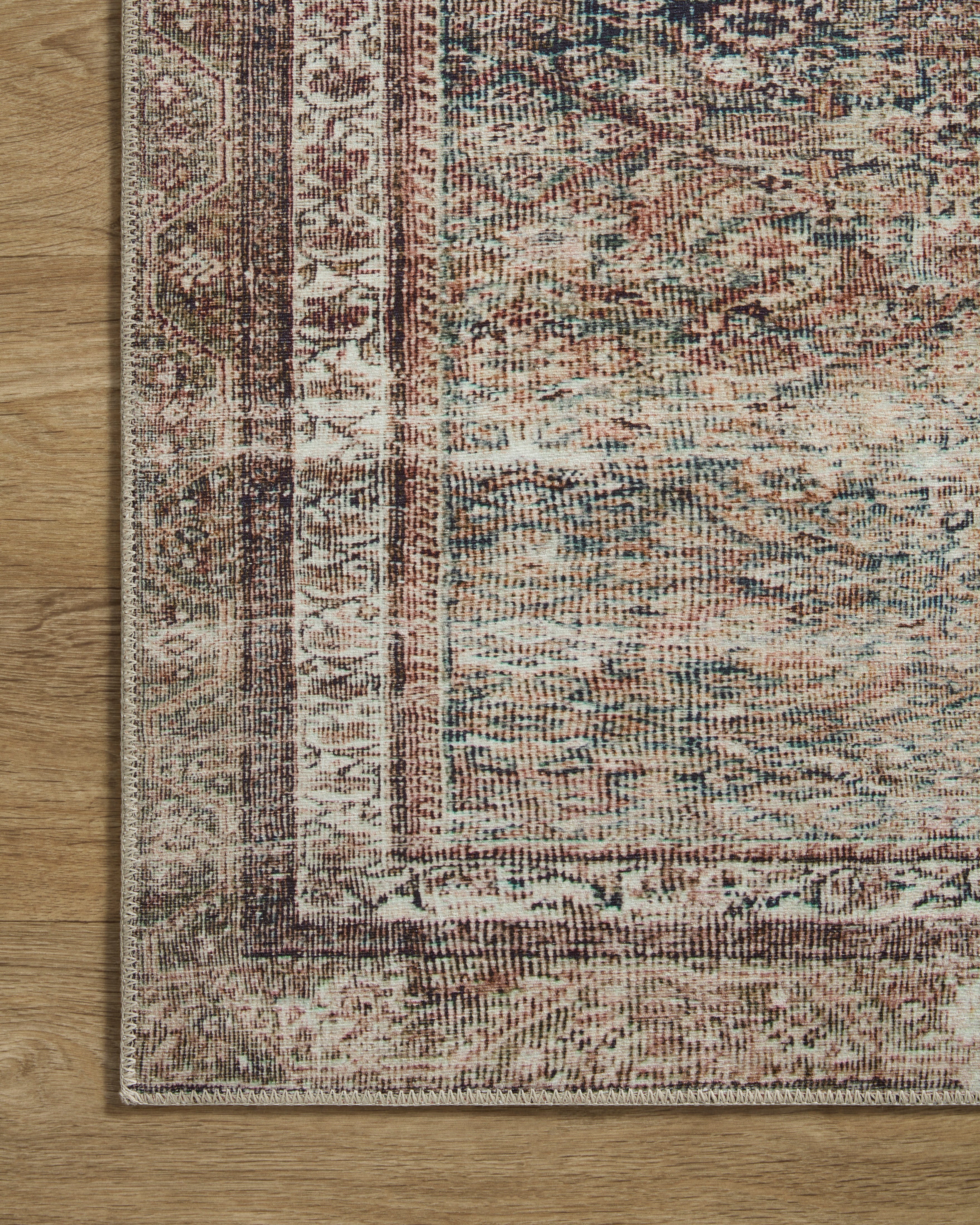 Chris Loves Julia x Loloi Jules Ink / Terracotta - Rug & Weave
