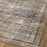 Chris Loves Julia x Loloi Jules Ink / Terracotta - Rug & Weave