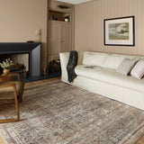 Chris Loves Julia x Loloi Jules Ink / Terracotta - Rug & Weave