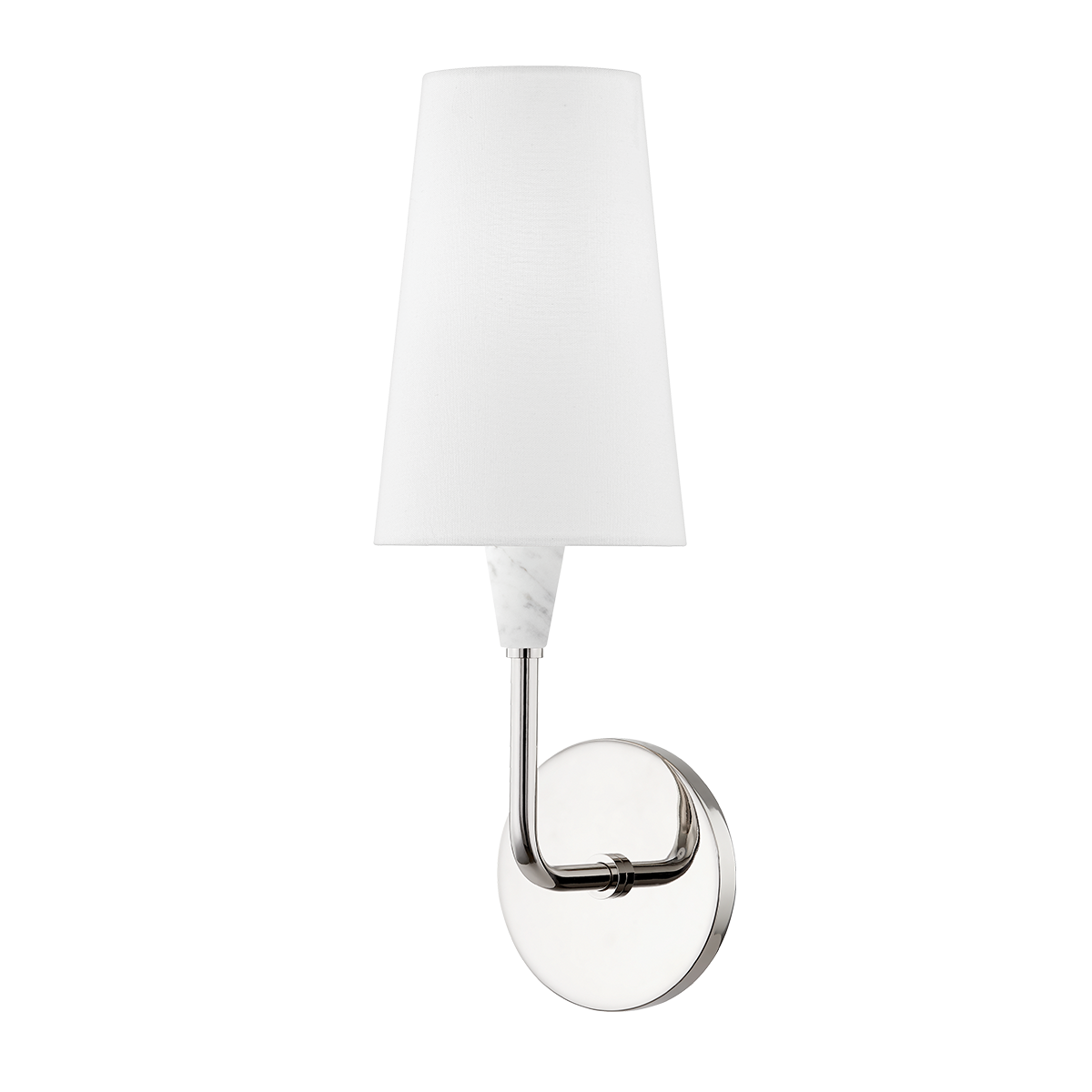 Janice Wall Sconce LIGHTING - sconce Hudson Valley Lighting Polished Nickel