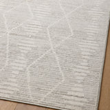 Loloi Kamala Ivory / Silver Rug 0-RUGS-patterned Loloi