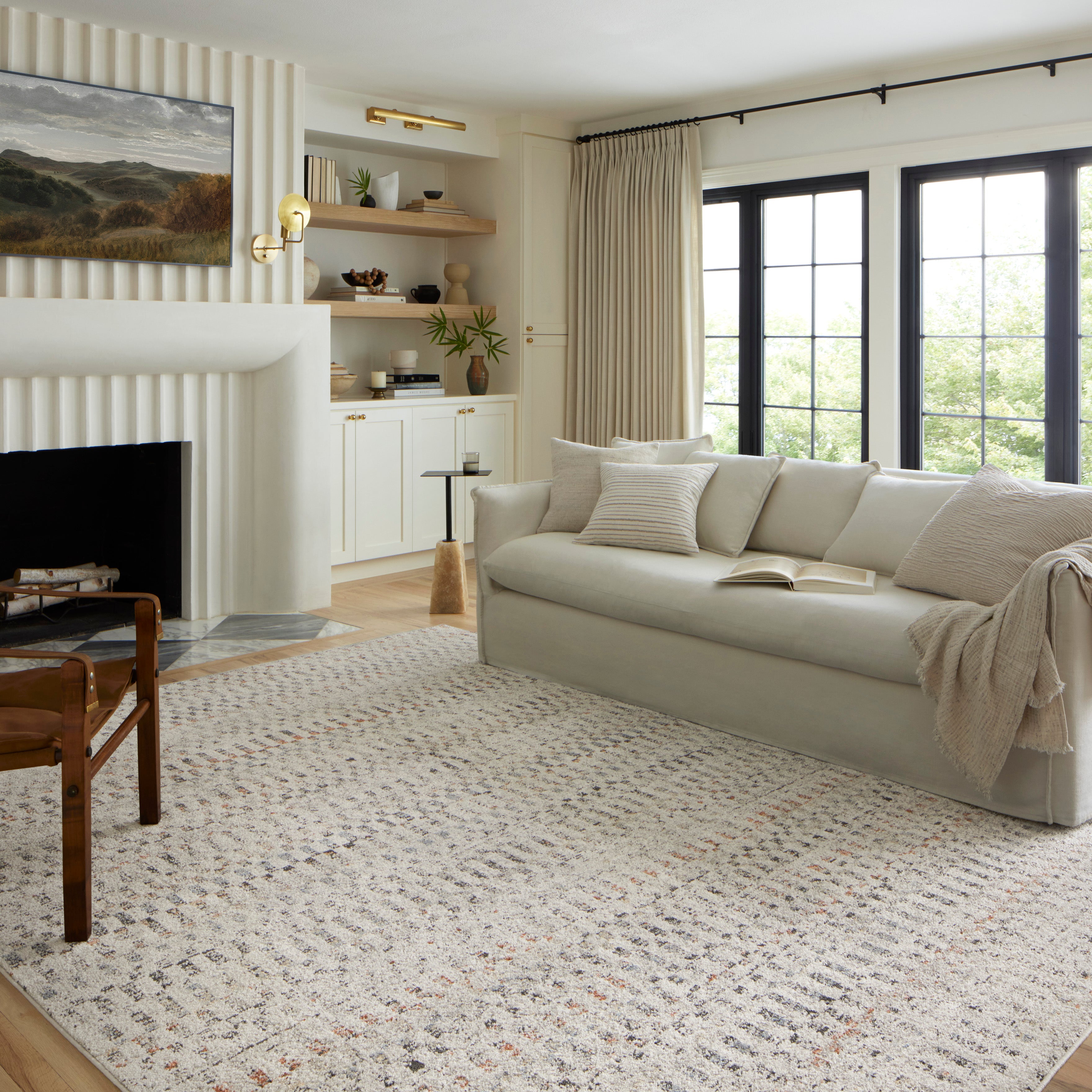 Loloi Kamala Grey / Multi Rug 0-RUGS-patterned Loloi