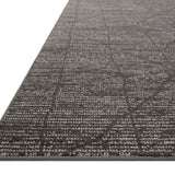 Loloi Kamala Charcoal / Ivory Rug 0-RUGS-patterned Loloi