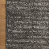 Loloi Kamala Charcoal / Ivory Rug 0-RUGS-patterned Loloi