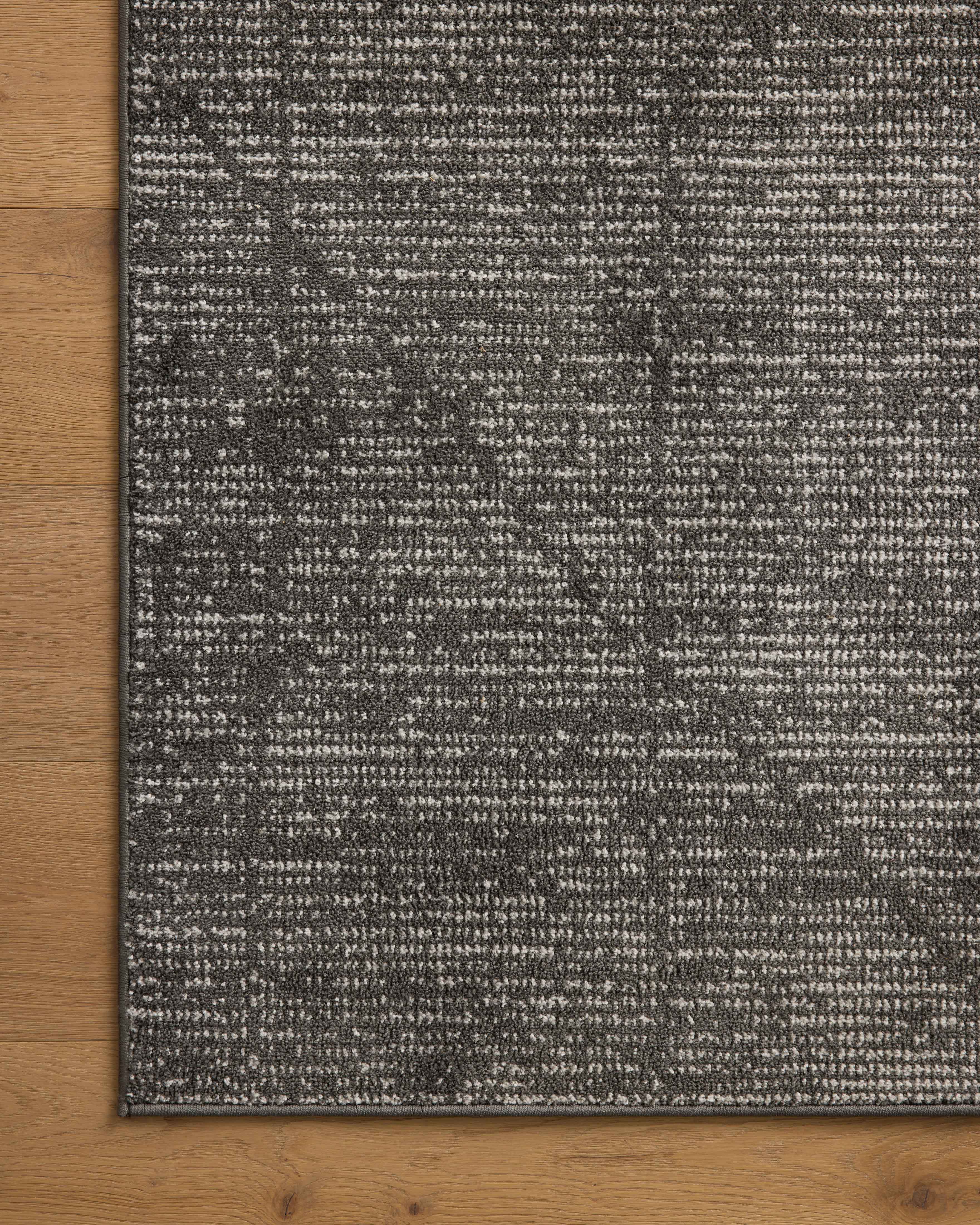 Loloi Kamala Charcoal / Ivory Rug 0-RUGS-patterned Loloi
