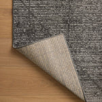 Loloi Kamala Charcoal / Ivory Rug 0-RUGS-patterned Loloi