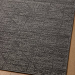 Loloi Kamala Charcoal / Ivory Rug 0-RUGS-patterned Loloi
