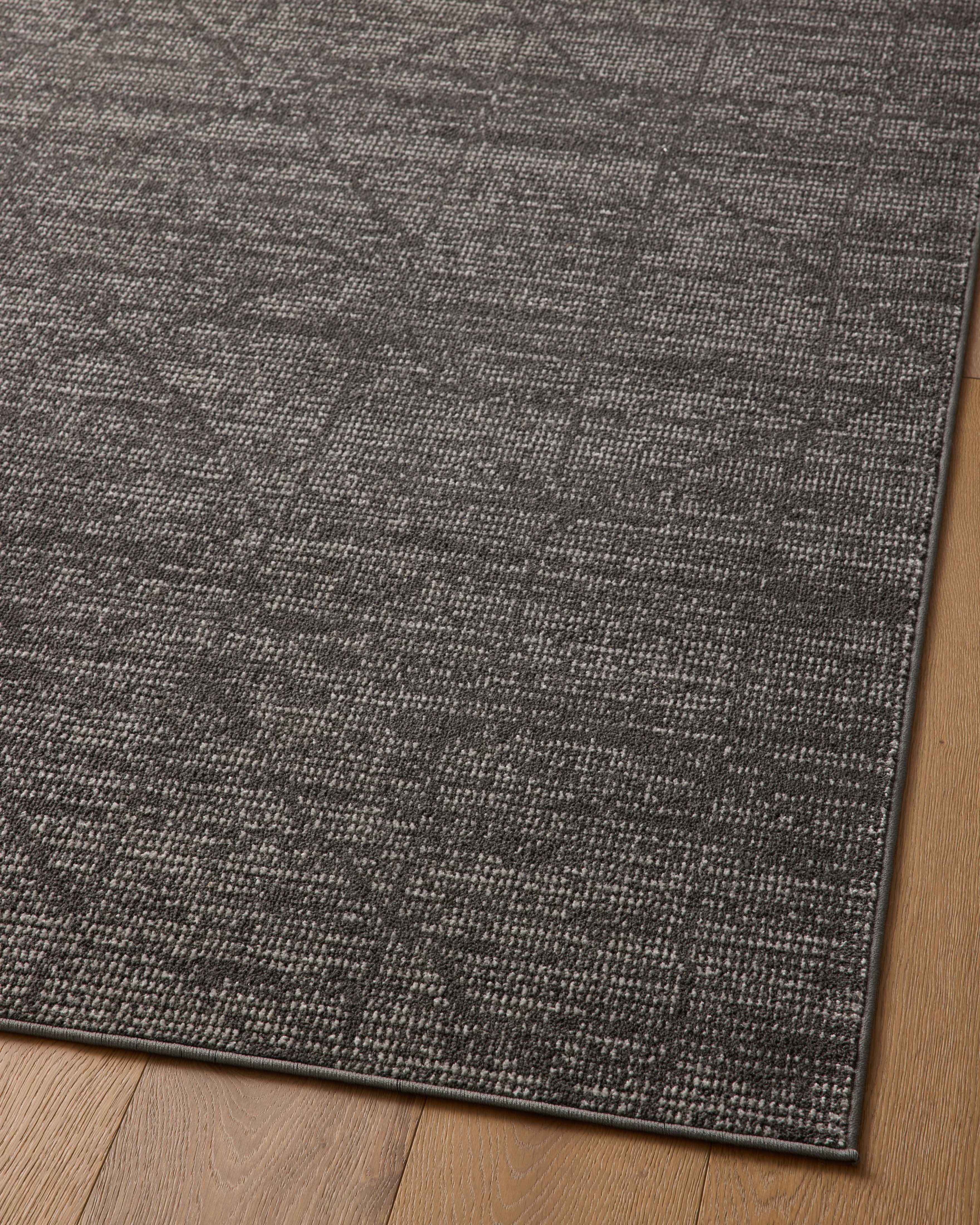 Loloi Kamala Charcoal / Ivory Rug 0-RUGS-patterned Loloi