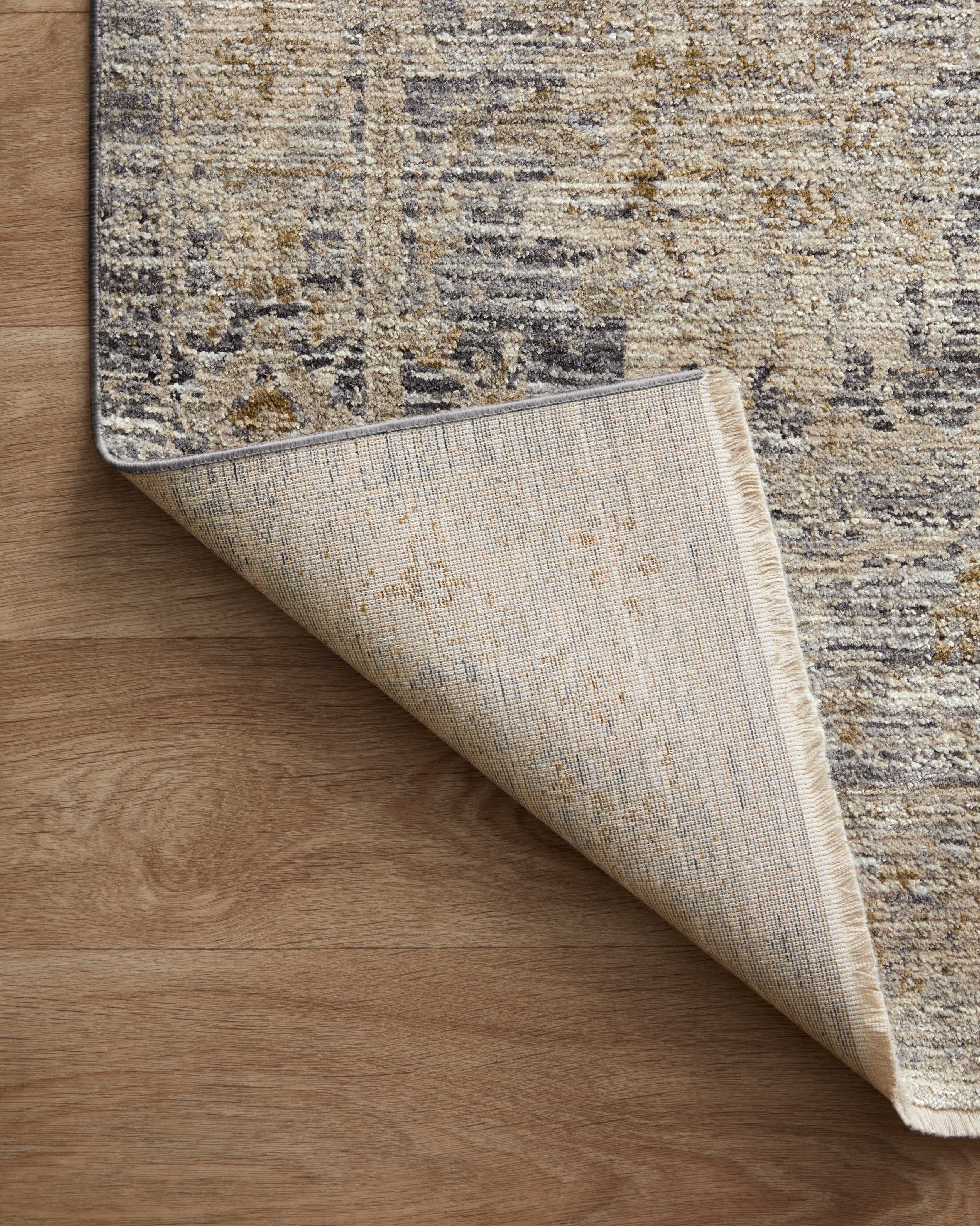 Jean Stoffer x Loloi Katherine Charcoal / Gold Rug 0-patterned rugs Loloi